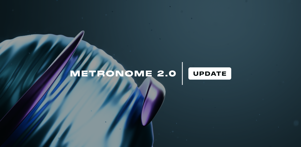 banner about the metronome 2.0 token update
